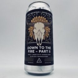 Holy Mountain Down to the Fire Part II Dandelion + Black Peppercorn Spelt Lager Can - Bottleworks