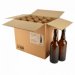 Flip-top bottle 75 cl, brown, without flip-top, COMBI, box 12 pcs 
