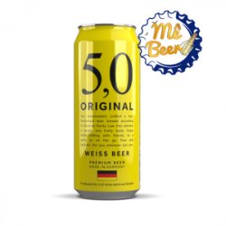 5,0 Original Weiss Beer 5% – Thùng 24 Lon 500ml - BIA NHẬP ĐÀ NẴNG