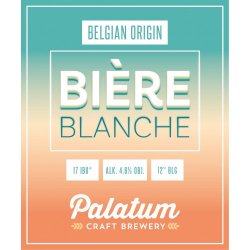 Palatum Biere Blanche 500ml - Funky Fluid