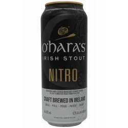 Oharas Irish stout  Can (440ml) - Homebrew Bottle Shop