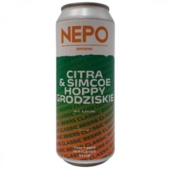 Nepo Brewing Citra & Simcoe Hoppy Grodziskie Nepo Brewing Citra & Simcoe Hoppy Grodziskie