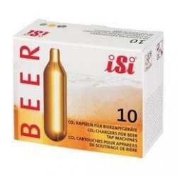 Cartucho CO2 - pack 10 x 16 g sin rosca - El Secreto de la Cerveza