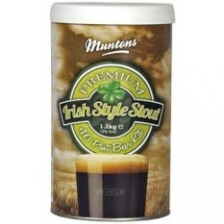 Cerveza Premium Irish stout Muntons - 1,5 kg - 23 L - El Secreto de la Cerveza