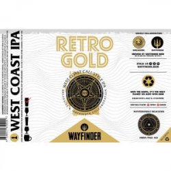 Wayfinder Retro Gold West Coast IPA 16oz can - Bine & Vine