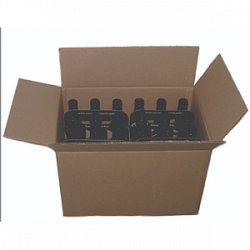 Caja de Botella Importada Reciclada 330ml - 24 unid - Con Divisiones - Palma Rosa