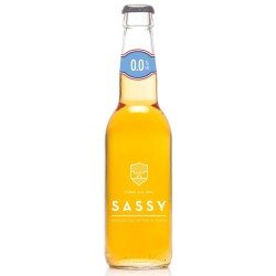 CIDRE Sassy Le Sans Alcool Demi-sec 0% France 27,5 cl BIO  - Sourire Des Saveurs