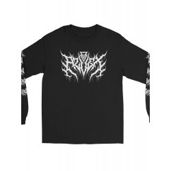 Azvex Metal Logo Long Sleeve Unisex Shirt (Black) - Azvex Brewing Company