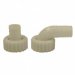 Hose barbs nylon 40mm x 112, set of 2 Hose barbs nylon 40mm x 112, set of 2