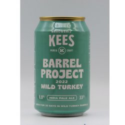 Brouwerij Kees - Barrel Project Wild Turkey 2022 - DeBierliefhebber