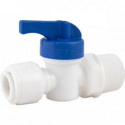 Duotight Push-In Fitting - 9.5 mm (38 in.) x 12 in. male BSP Ball Valve - Palma Rosa