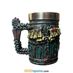 Jarra de cerveza de metal Game Over 45cl - 2D2Dspuma