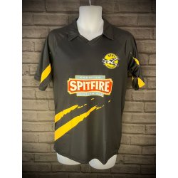 Spitfire Retro Cricket Shirt BlackGold - Shepherd Neame