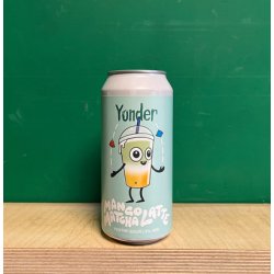 Yonder Brewing Mango Matcha Latte