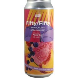 Magic Road Fifty Fifty - Peach Guava Blackcurrant