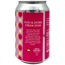 Brick Brewery Yuzu and Lychee Cream Sour - Beer Shop HQ