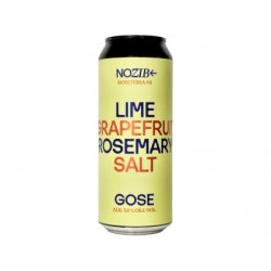 NOZIB Special Brews GOSETERIA #4 Lime + Grapefruit + Rosemary + Salt Gose