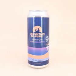 Mountain Culture Beer Co. Status Quo With Passionfruit