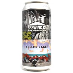 Widestreet - Keller Lager 4% ABV 440ml Can - Martins Off Licence