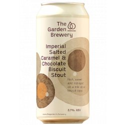 The Garden Brewery - Imperial Salted Caramel & Chocolate Biscuit Stout 8.1% ABV 440ml Can - Martins Off Licence