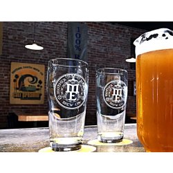 Logo Pint Glass (Set of 2)  Mother Earth Brew Co - Mother Earth Brewing Company