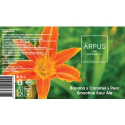 Ārpus Brewing Co. Banana X Caramel X Pear Smoothie Sour Ale