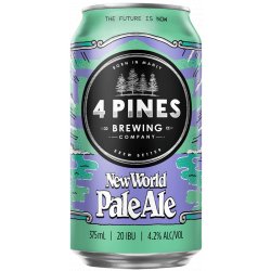 4 Pines New World Pale Ale Cans 18 x 375ml (Carton) - Bayfields
