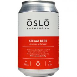 Oslo Brewing Company Steam Beer