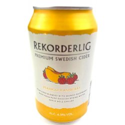 Åbro Bryggeri Rekorderlig Mango-Raspberry