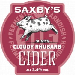 Saxbys Cider Cloudy Rhubarb (Bag In Box) - Drink It In