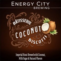 Energy City Brewing Batisserie Coconut Biscotti