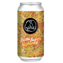 8 Wired Yuzu Superhighway Sour Double IPA 440ml - The Beer Cellar