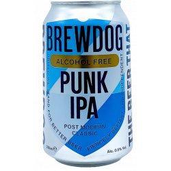 BrewDog Punk IPA Alcoholfree - ’t Biermenneke