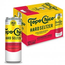 Topo Chico Hard Seltzer Strawberry Guava