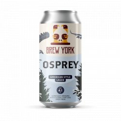 Brew York Osprey - Lager 4.1% 440ml - York Beer Shop