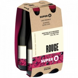 Super 8 Rouge clip 4 x 33cl - Prik&Tik