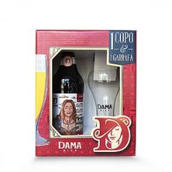 Dama Kit Weiss 600ml + Copo - Dama Bier