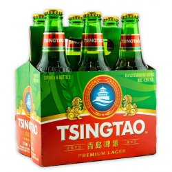 Tsingtao 6x330ml - Bot Drinks