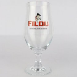 Van Honsebrouck Filou Bierglas 25cl - Drankenhandel Leiden / Speciaalbierpakket.nl