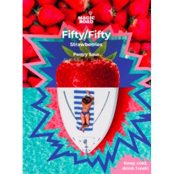 Magic Road FiftyFifty - Strawberry 500ml - Funky Fluid