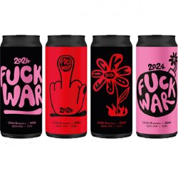 CRAK Brewery 2024 Fuck War - Elings