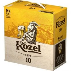 Velkopopovický Kozel Světlý, multipack 8x0,5l - Nápoje Šípek