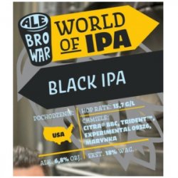 AleBrowar World of IPA: Black IPA