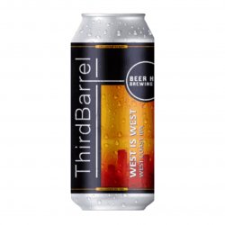 Third Barrel Collab The Beer Hut- West is West IPA 6.5% ABV 440ml Can - Martins Off Licence