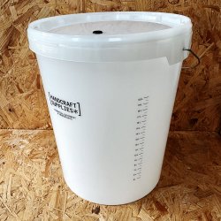 25 Litre Brewing Fermentation Bucket + Lid & Grommet - HandCraft Supplies - Brewbitz Homebrew Shop