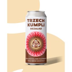 Trzech Kumpli Bezalko Raspberry Cold Brew Sour Ale 500ml - Funky Fluid