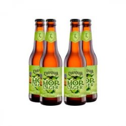 PACK 4 CERVEJAS LOUVADA HOP LAGER SEM GLÚTEN 355ML - CervejaBox