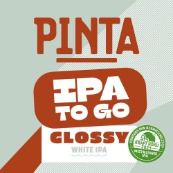 PINTA IPA To GO: Glossy 500ml - Funky Fluid