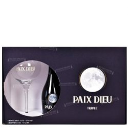 Brasserie Caulier Paix Dieu estuche regalo 3x33cl + copa - Belgas Online