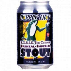 B.O.R.I.S. The Crusher Oatmeal-Imperial Stout Hoppin Frog                                                                                                  Imperial Outmeal Stout - OKasional Beer